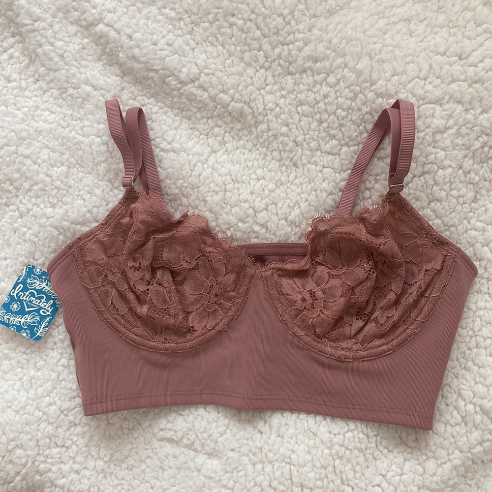Free People Vintage Rose Bra - Medium